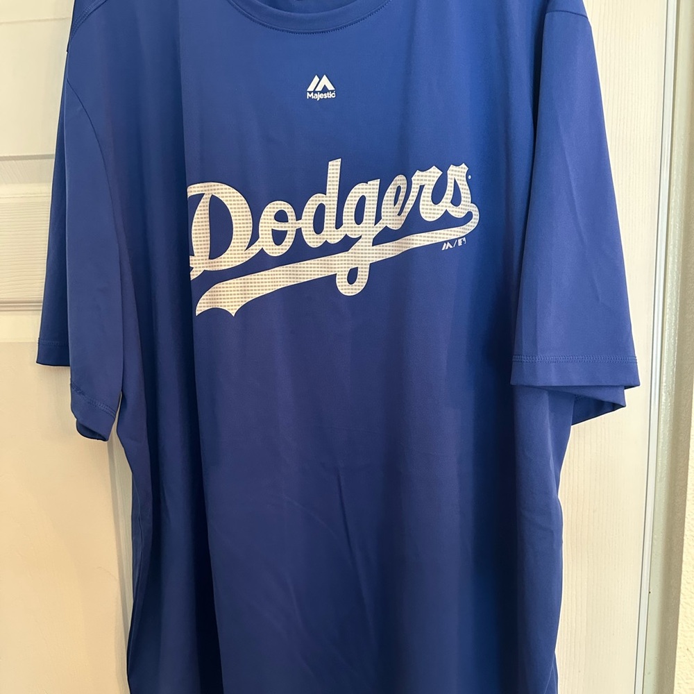 Majestic Dodgers Blue T-Shirt